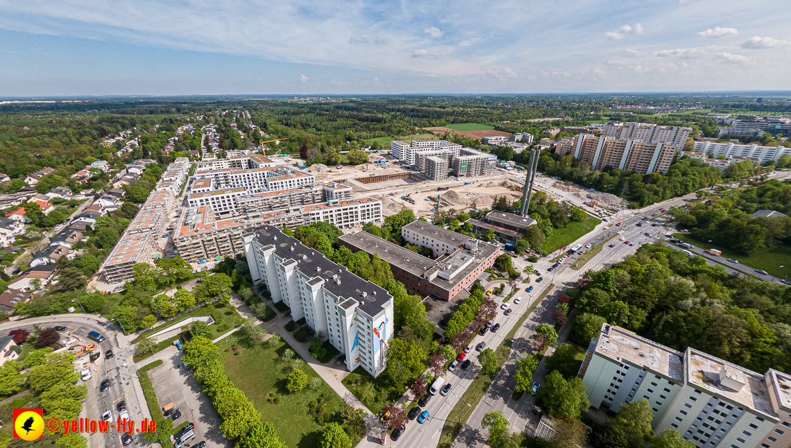 09.05.2023 - Baustelle Alexisquartier und Pandion Verde in Neuperlach